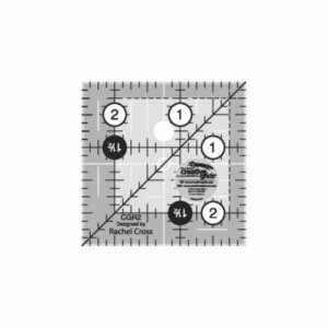Creative Grids 2 1/2" square ruler
