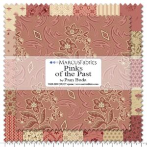 pinks of the past 10" squares